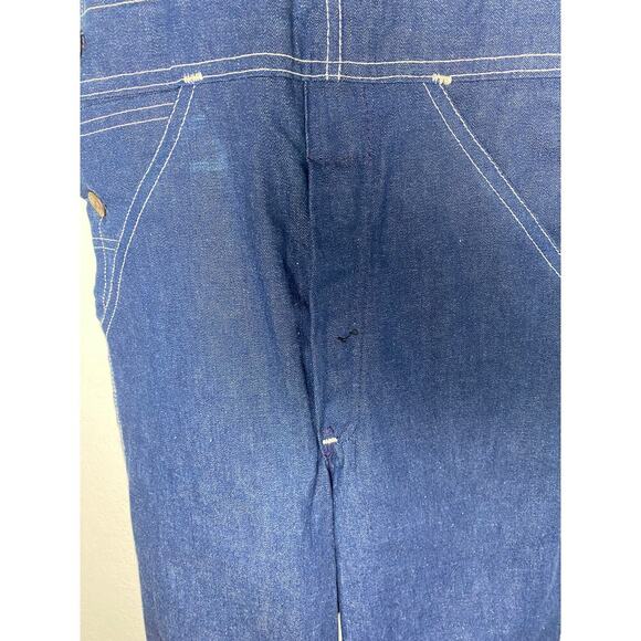 Rare Vintage NWT Dillo Women's Carpenter Blue Denim Jean Bib Overalls 90s Y2K 24 - Picture 6 of 16